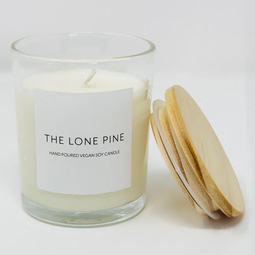 Small Clear Candle Lone Pine Dartmouth