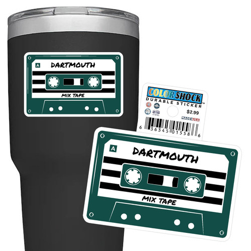 Durable Sticker Mix Tape Cassette Dartmouth