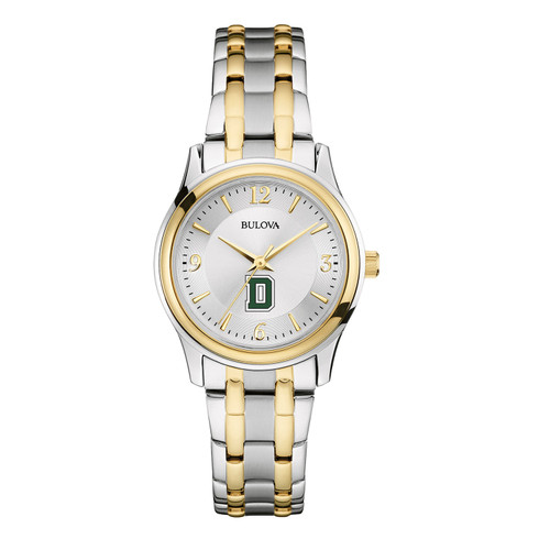 Bulova Watch Women's 2-Tone Stainless Steel Silver Dial Dartmouth
