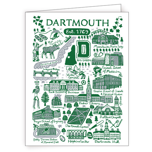 Julia Gash Note Cards 10-pack Dartmouth