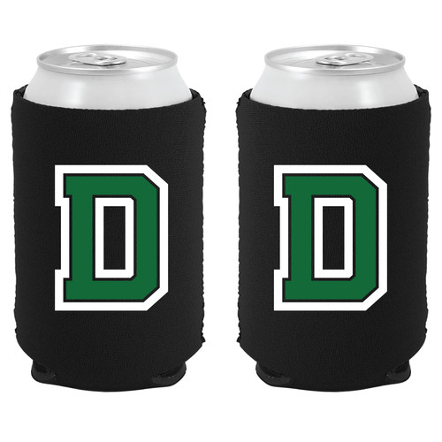 Can Cooler Black with Block D Dartmouth