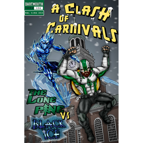 Rare *ORIGINAL* 2015 Winter Carnival Clash of Carnivals Poster Dartmouth