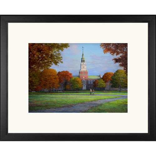 Dartmouth Baker Library in Autumn Art Poster: Doug Henry