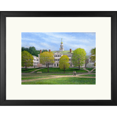 Dartmouth Hall in Spring Art Poster: Doug Henry