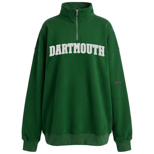 HYPE AND VICE Women's Oversized 1/4-Zip Dartmouth