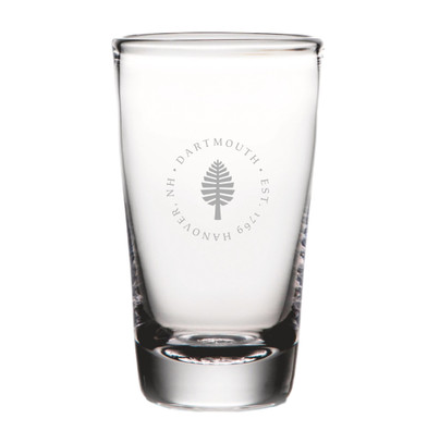 Simon Pearce Ascutney Pint Glass Set of 2 - Circle Lone Pine Dartmouth