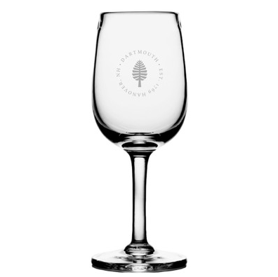Simon Pearce Woodstock White Wine Glass Set of 2 - Circle Lone Pine Dartmouth