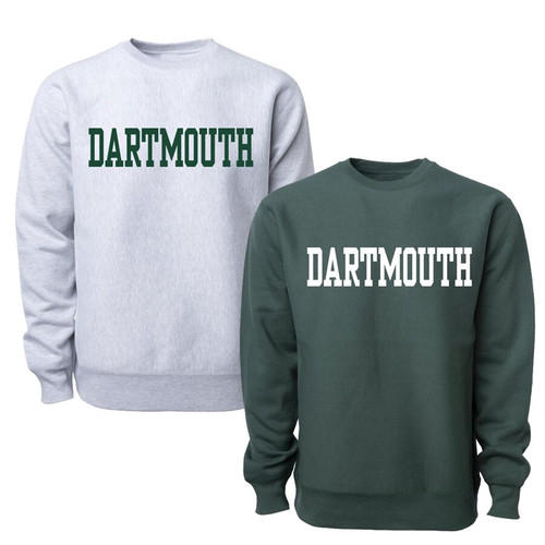 Youth Crewneck Blockword Dartmouth College Sweatshirt