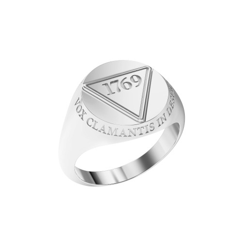 Ring Founder's Large 1769 Sterling Silver with Outer Text Ring Founder's Large 1769 Sterling Silver with Outer Text