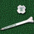 White golf tees with 'Dartmouth' in green