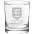 14 oz Classic Double Old Fashioned Glass Etched Tuck