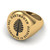 Ring Oval Large 18K Gold Circle Lone Pine Dartmouth