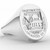 Ring Oval Large Platinum Dartmouth Shield