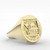 Ring Oval Small 18K Gold Dartmouth Shield