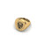Ring Oval Small 14K Gold Geisel Shield