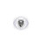 Ring Oval Small Platinum Geisel Shield