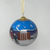 GLASS ORNAMENT SNOWMAN