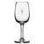 Simon Pearce Woodstock White Wine Glass Set of 2 - Circle Lone Pine Dartmouth