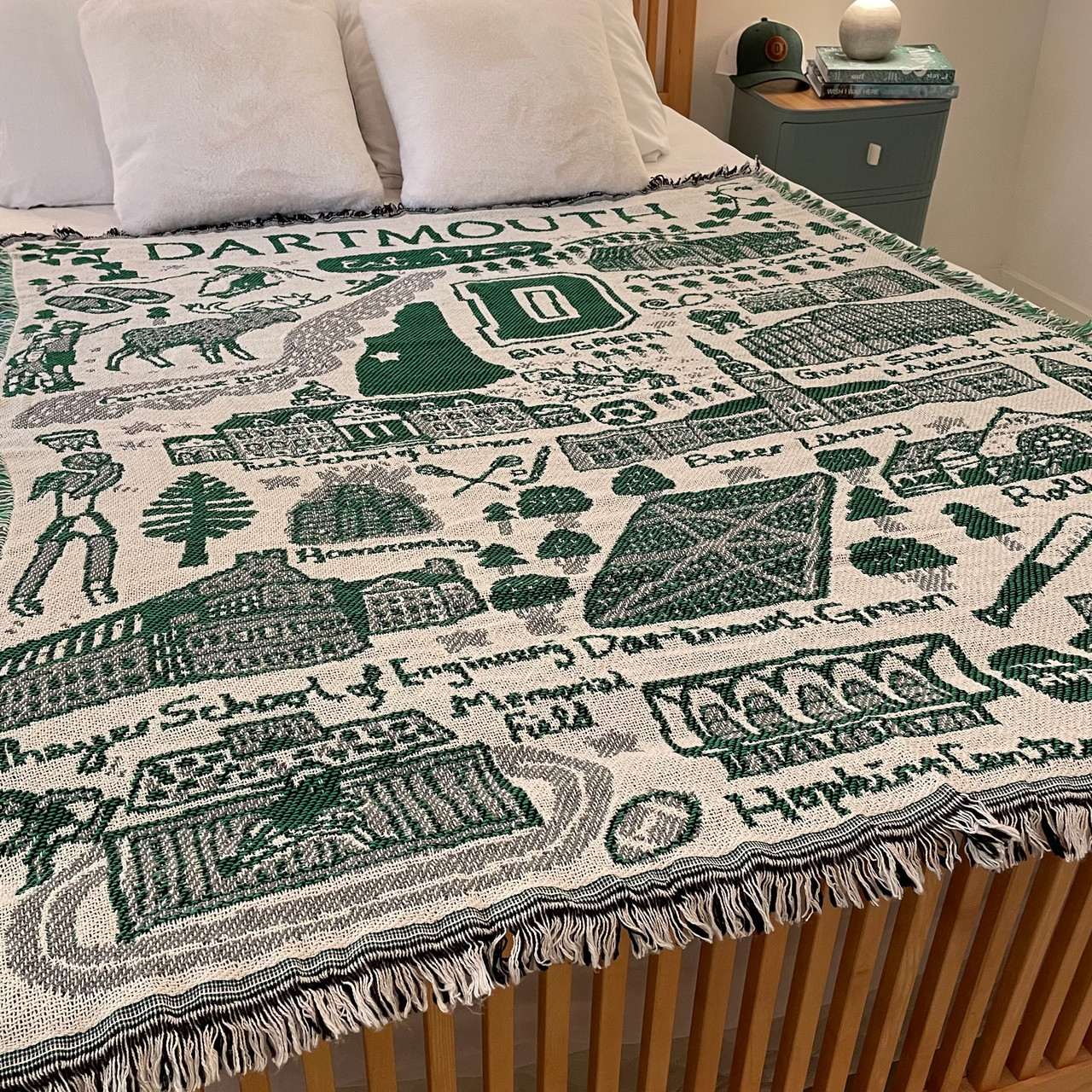 Julia Gash Woven Throw Blanket Dartmouth - Dartmouth Co-op