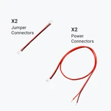 Static White LED Light Sheet Connectors