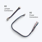 Jumper and Power Connectors for RGB LED Light Sheets