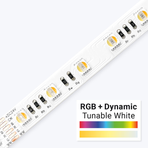 ColorBright™ RGB + Dynamic Tunable White Series LED Strip Light ColorBright™ RGB + Dynamic Tunable White Series LED Strip Light