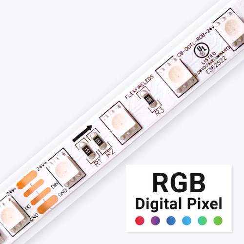 Outdoor (IP65) ColorBright™ RGB Digital Pixel LED Strip Light