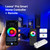 RGB color changing LED strip light kit with smart home controller RGB color changing LED strip light kit with smart home controller