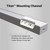 Titan™ Mounting Channel Kit - Surface Mount Installation - Benefits Titan™ Mounting Channel Kit - Surface Mount Installation - Benefits