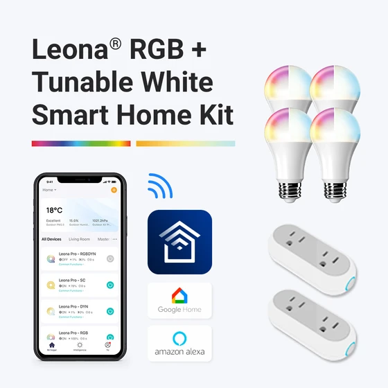Leona RGB + Tunable White Smart Home Kit – Starter kit