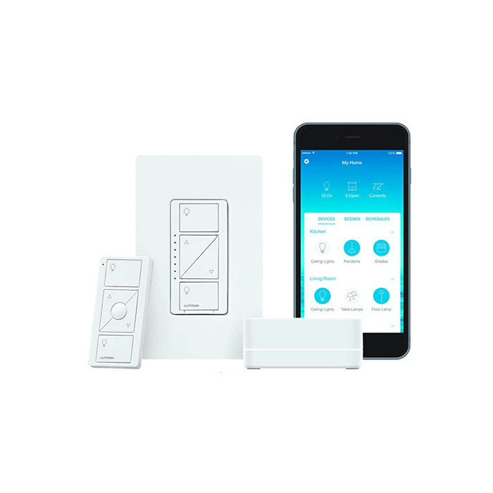 Lutron Caseta Wireless Smart Lighting Dimmer Switch with Smart Bridge –  Kings Outdoor Lighting