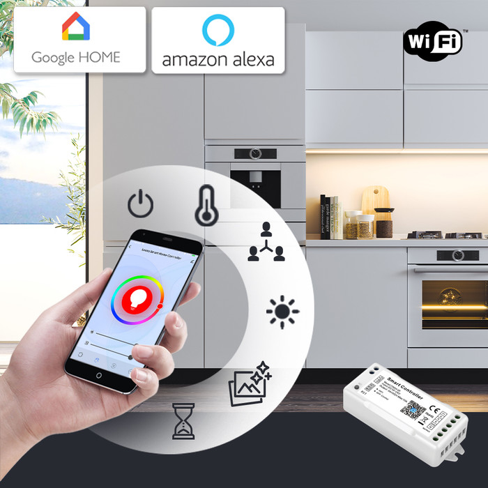 PPCS Smart WIFI RGB LED Controller - Wireless for iPhone ,Android