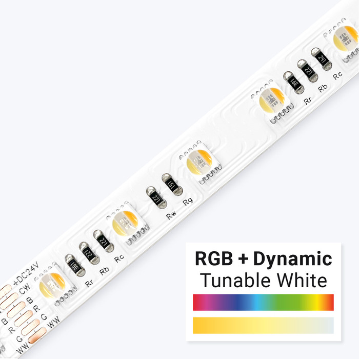 + Tunable White LED Strip Light 5-in-1 Dynamic LED Strip