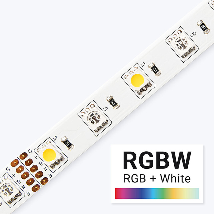 Verkoper Indirect armoede RGB+White Switchable LED strip light | RGB and White in one strip
