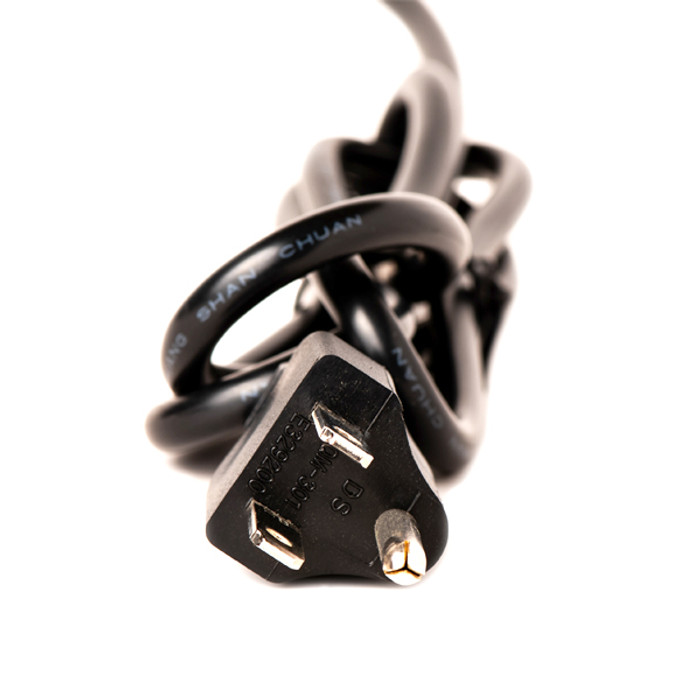Three prong plug power cord