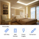 Static White - Hardwired Wall Dimmer Pro LED Strip Light Kit