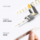 Easy installation tunable white LED strip lights
