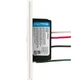 Lutron - 150W Caséta Wireless In-Wall Dimmer (White) – side view