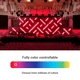 stage and events lighting using RGB 600 color changing LED strip lights