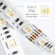 RGB + Tunable White LED Strip Light with 5 in 1 chip