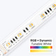Outdoor IP65 Rated RGB + Dynamic Tunable White LED Strip Light