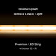 dotless fully diffused LED strip light