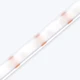 High-resolution, diagonal close-up shot of the frosted casing on the Valor™ Diffused IP67 LED Strip for dotless light diffusion.