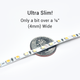 Ultra slim LED strip ligh only 4 mm width