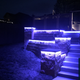 backyard and patio lighting using outdoor RGBW LED strip light