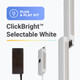 ClickBright Selectable White plug and play kit with sensor