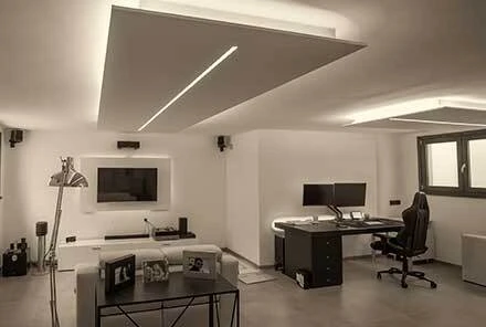 Living Room Cove Lighting