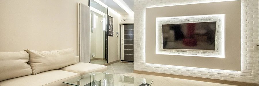 How to Light a Living Room with a TV? 3 Accent Light Ideas