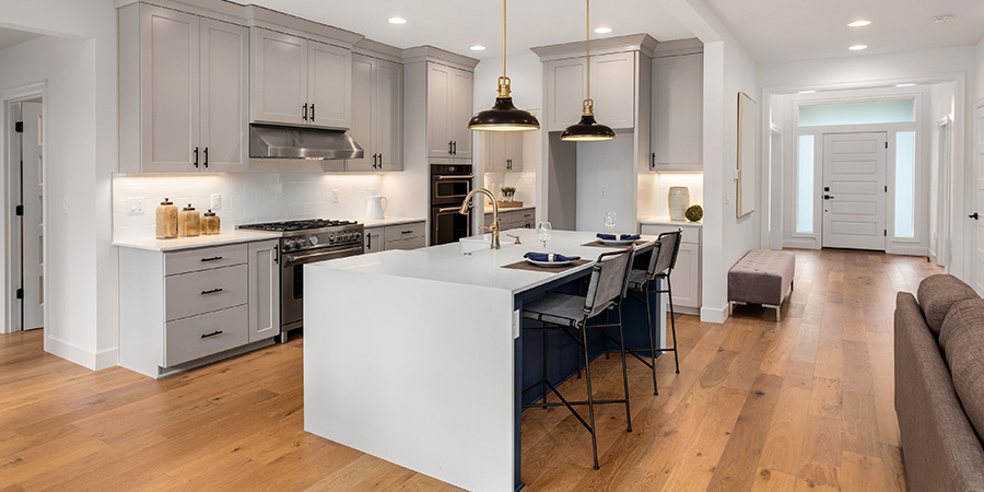 Modern kitchen bell/dome pendant light