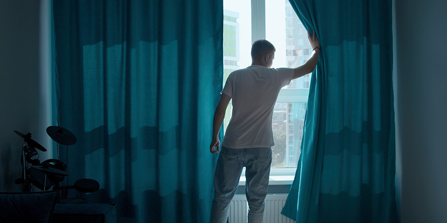 Morning daylight complementing circadian-friendly LED lighting routines